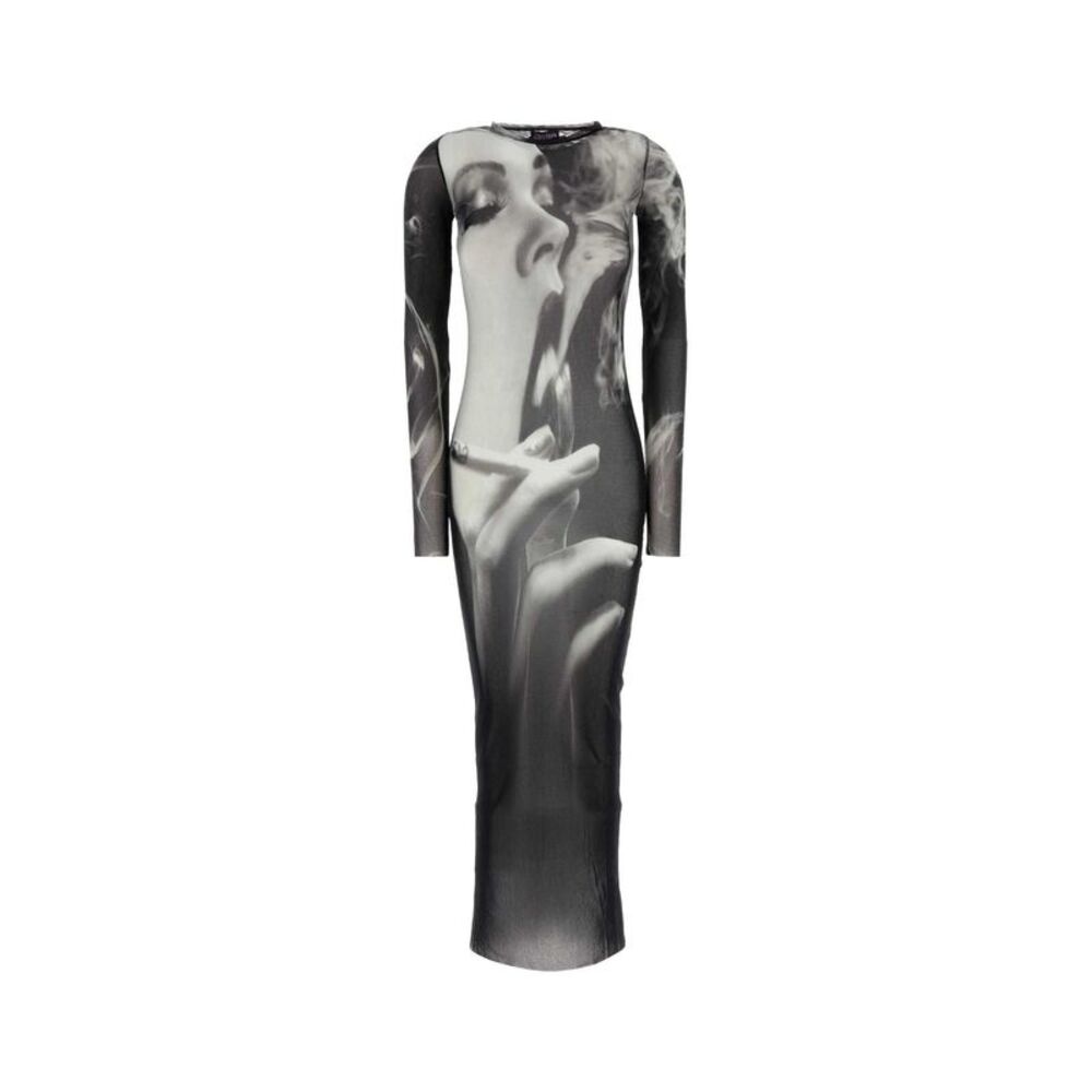 Jean Paul Gaultier Women Printed Tulle Dress